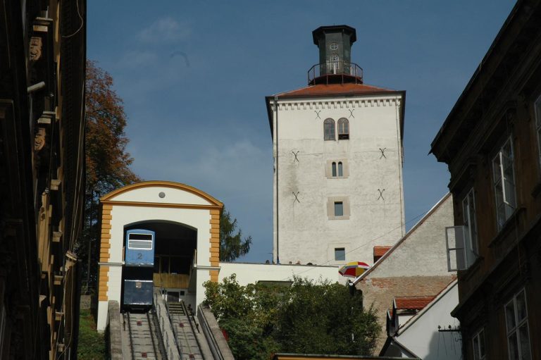 Grički top u kuli Lotrščak u Zagrebu