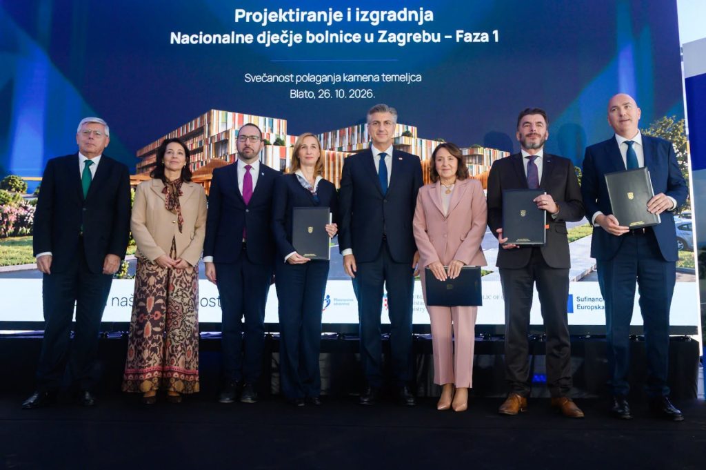 Polaganje kamena temeljca Nacionalne dječje bolnice u Blatu