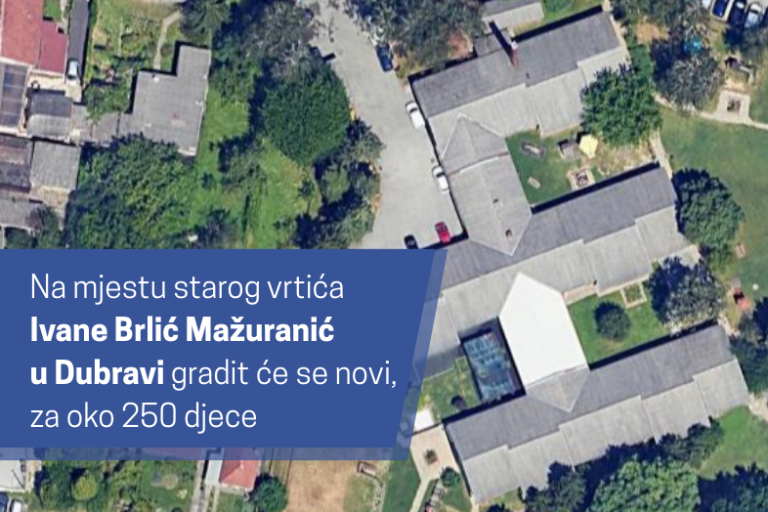 Lokacija Dječjeg vrtića Ivane Brlić-Mažuranić u Dubravi